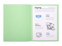 Exacompta Forever 180 - 50 Chemises - 170 gr - A4 - pour 200 feuilles - vert clair