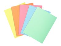 Exacompta Super 60 - 100 Sous-chemises - 60 gr - pour 100 feuilles - couleurs pastels assorties