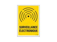 Pickup - Plaque de signalisation - 230 x 330 mm - surveillance électronique