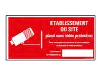 Pickup - Panneau de signalisation - 300 x 150 mm - Sous vidéo protection