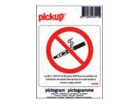Pickup - Pictogramme - Interdiction de vapoter - 100 x 100 mm