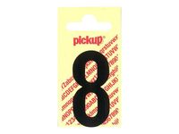 Pickup - Étiquette autocollante - 90 mm - Chiffre 8 - noir mat