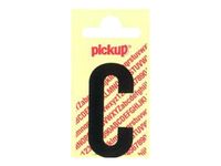 Pickup - Étiquette autocollante - 150 mm - Lettre C - noir mat