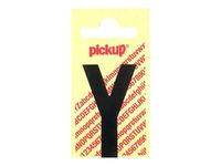 Pickup - Étiquette autocollante - 150 mm - Lettre Y - noir mat
