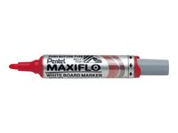 Pentel MAXIFLO - Marqueur effaçable - pointe ogive large - rouge