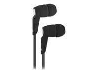 BIGBEN Kit main libre - Ecouteurs filaire avec micro - intra-auriculaire - noir 