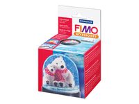 FIMO  -  Boule à neige à customiser -  9 x 7.5 cm