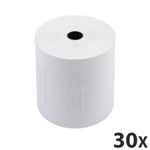 Exacompta - 3 boîtes de 10 Bobines thermiques - rouleaux caisses - 80 x 80 x 12 mm - sans Bisphénol A - 76 m