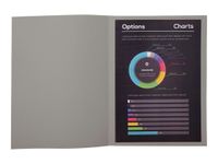 Exacompta Rock"s - 10 Chemises - 210 gr - pour 200 feuilles - gris