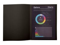 Exacompta Rock"s - 10 Chemises - 210 gr - pour 200 feuilles - noir