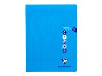 Clairefontaine Mimesys - Cahier polypro de travaux pratiques (TP) - 24 x 32 cm - 80 pages - grands carreaux (Seyes)/uni - disponible dans différentes couleurs