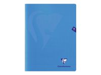 Clairefontaine Mimesys - Cahier polypro 24 x 32 cm - 96 pages - petits carreaux (5x5 mm) - bleu
