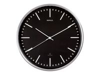 MaulFly - Horloge - mécanisme radio pilotée - 30 cm - noir