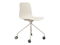 Chaise OPEN - Lot de 2 - Pivotant - polypropylène - Blanc