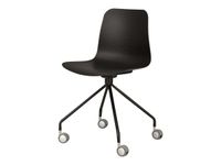 Chaise OPEN - à l'unité - Pivotant - polypropylène - Noir