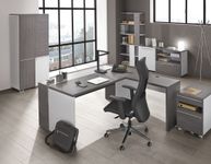 Bureau HARMONICA - 165 cm - avec voile de fond bois