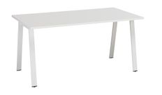 Bureau ARPE - 150 cm - Pieds métal - Blanc