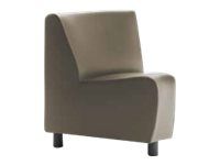 Chauffeuse SEATON - angle 45° - Mauve