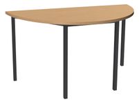 Burocean MODULAIRES - Mesa - media luna - verde haya - antracita base