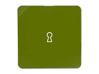 Armoire murale à clés multiBox "Key holder" - Motif serrure - vert