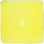 Armoire murale à clés multiBox "Key holder" - Motif serrure - jaune