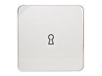 Armoire murale à clés multiBox "Key holder" - Motif serrure - blanc