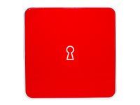 Armoire murale à clés multiBox "Key holder" - Motif serrure - rouge