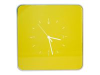 Armoire murale à clés multiBox "Key holder" - Motif horloge - jaune