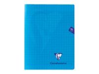 Clairefontaine Mimesys - Cahier polypro A4 (21x29,7 cm) - 48 pages - grands carreaux (Seyes) - disponible dans différentes couleurs