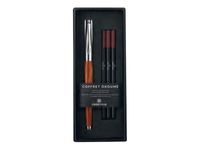 Oberthur Okoumé - Roller bois de rose + 3 recharges