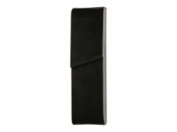 Oberthur Nomade - Etui double noir - pour 2 stylos