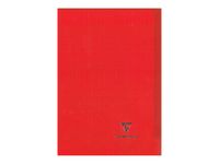 Clairefontaine Koverbook - Cahier polypro 17 x 22 cm - 96 pages - grands carreaux (Seyes) - rouge