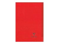 Clairefontaine Koverbook - Cahier polypro A4 (21x29,7 cm) - 96 pages - grands carreaux (Seyes) - rouge