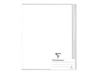 Clairefontaine Koverbook - Cahier polypro A4 (21x29,7 cm) - 96 pages - grands carreaux (Seyes) - incolore
