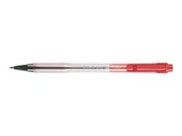Pilot BP-S Matic - 12 Stylos à bille - rouge - rétractable - 0.7 mm