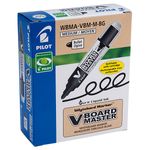 Pilot V BOARD MASTER - Pack de 10 marqueurs effaçables - pointe ogive - noir