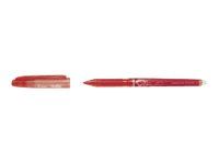 Pilot Frixion Ball - Pack de 12 rollers effaçables - 0,5 mm - rouge