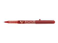 Pilot Vball - Pack de 12 rollers - 1 mm - rouge