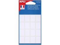 Apli Agipa - 112 Étiquettes adhésives blanches - 22 x 16 mm - réf 111907
