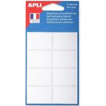 Apli Agipa - 56 Étiquettes adhésives blanches - 24 x 35 mm - réf 111912