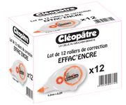 Cléopâtre - Pack de 12 rollers de correction - 4,2mm x 8,5m