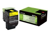 Lexmark 802S - jaune - cartouche laser d'origine