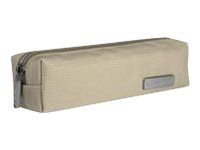 Bombata - Trousse nylon imitation croco  - taupe