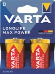 Varta Max Tech batterie 2 x D Alcaline