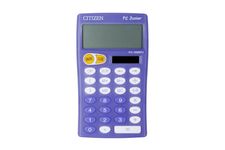 Calculatrice de bureau Citizen FC-100N - 10 chiffres - alimentation batterie et solaire - violet