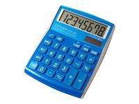 Calculatrice de bureau Citizen CDC-80 - 8 chiffres - alimentation batterie et solaire - bleu clair