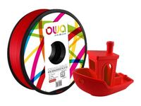 OWA - Filament 3D PLA-Hi - rouge - Ø 175 mm - 750g