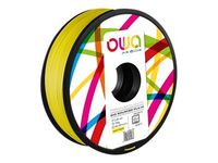 OWA - Filament 3D PLA-Hi - jaune - Ø 285 mm - 750g