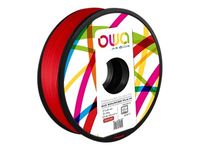 OWA - Filament 3D PLA-Hi - rouge - Ø 285 mm - 750g
