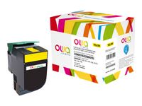 Cartouche laser remanufacturée Lexmark C540H - jaune - Owa